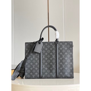 พรี​ ราคา8300 Lv Louis Vuitton M45265 หนังแท้ กระเป๋าสะพายไหล่ กระเป๋าเอกสาร กระเป๋าถือ