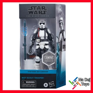 Riot Scout Trooper Star Wars Black Series 6" figure ไรออท สเคาท์ ทรูเปอร์ สตาร์วอร์ส แบล๊คซีรี่ย์ส 6 นิ้ว ฟิกเกอร์