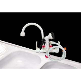 ก๊อกน้ำ ก๊อกซิงค์อ่างล้างจาน มอก.2067-2552 สำหรับ สองหลุม รุ…