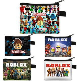 กระเป๋าสตางค์ แต่งซิป ลายการ์ตูน Roblox น่ารัก เหมาะกับใส่เหรียญ และบัตร สําหรับเด็ก