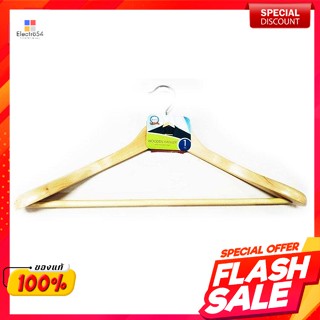 ซีพีเค ไม้แขวนเสื้อสูท แบบไม้ แพ็ค 1 ชิ้นCPK wooden suit hanger pack 1 pc.