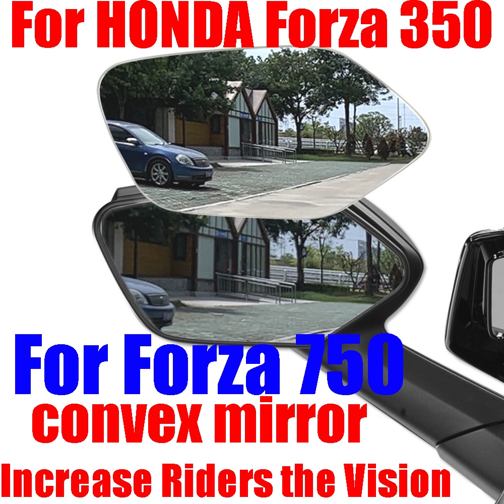 เลนส์กระจกมองหลัง แบบนูน ของแต่ง กระจกเสริม forza350 HONDA Forza 300 pcx160 PCX150 CBR650R CB500X เลนส์กระจกมองหลัง แบบนูน ชิวหน้า Convex Mirror