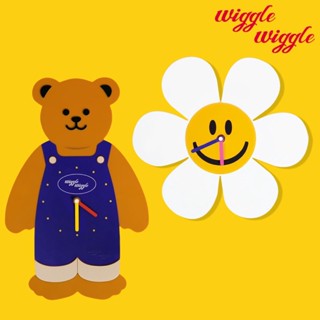 (รอ14วัน) WiggleWiggle Wall Clock : นาฬิกาติดผนัง วางตกแต่งห้อง ของแท้100%