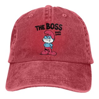 พร้อมส่ง หมวก ลาย Smurf The Boss Papa Joke ใส่สบาย ของขวัญที่ดีที่สุด สําหรับวันพ่อ นักท่องเที่ยว 141048