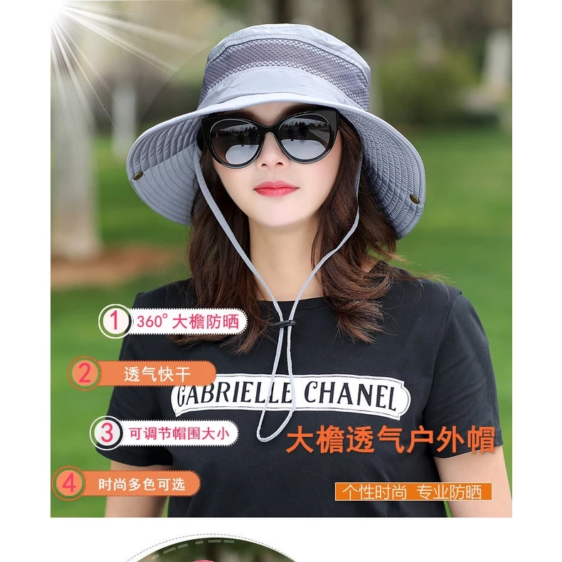 หมวกกันแดด UV Protection เหมาะเดินป่า ออกกำลังกาย thumbnail 9
