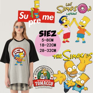 ตัวรีดติดเสื้อ ลาย The Simpsons DIY สําหรับตกแต่งเสื้อผ้า ของขวัญคริสต์มาส