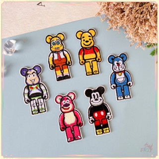 ♥ Bearbrick - หมีพูห์ / แพทช์สติกเกอร์มีกาวในตัว Lotso / Buzz Lightyear ♥ 1 ชิ้นคอลเลกชันแฟนการ์ตูน DIY เย็บบนเหล็กบนอุปกรณ์เย็บปักถักร้อยป้ายแพทช์