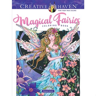 สมุดระบายสีสำหรับผู้ใหญ่ Creative Haven Magical Fairies สมุดระบายสี