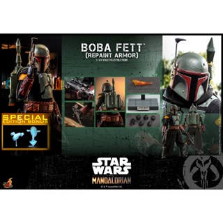 พร้อมส่ง 📦 Hot Toys TMS055B 1/6 Star Wars: The Mandalorian™ - Boba Fett (Repaint Armor) Special Bonus