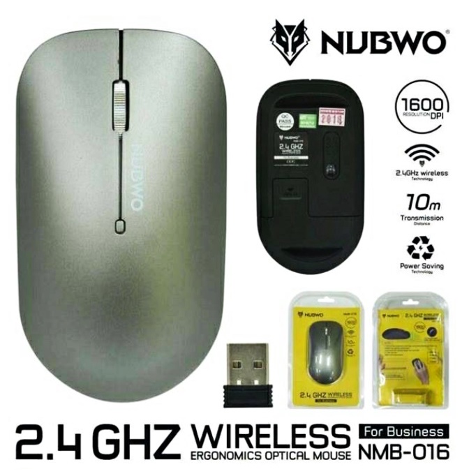 NUBWO เม้าส์ Mouse Wireless รุ่น NMB-017