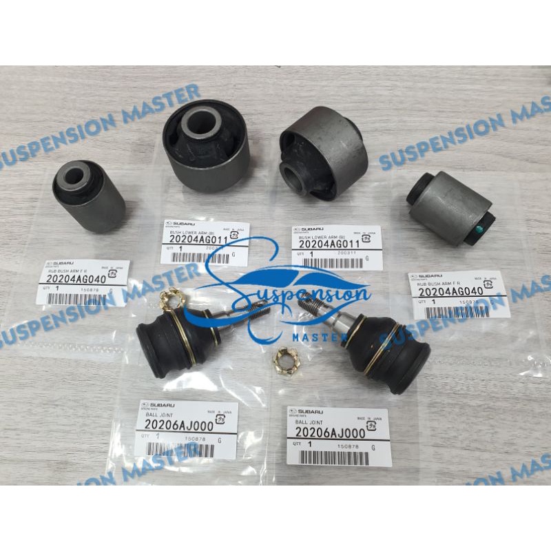 6 IN 1 ชุด - แขนหน้า BUSH/ BALL JOINT - SUBARU XV SJ SG GP7 2012-2018/FORESTER 09/SJG 2012