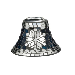 Jar Candle Shade Mosaic Snowflake