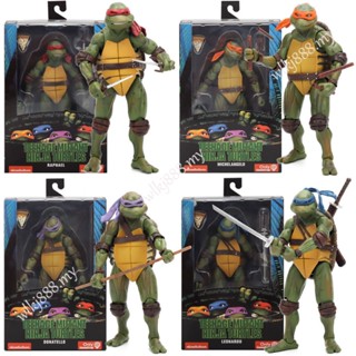 Neca โมเดลตุ๊กตาฟิกเกอร์นินจาเต่า 1990 TMNT 18 ซม.