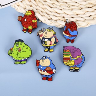 เข็มกลัด ลาย Avenger League Pin สําหรับติดกระเป๋าเป้สะพายหลัง