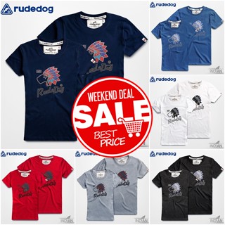 rudedog เสื้อยืด รุ่น Indian ของแท้ 100%