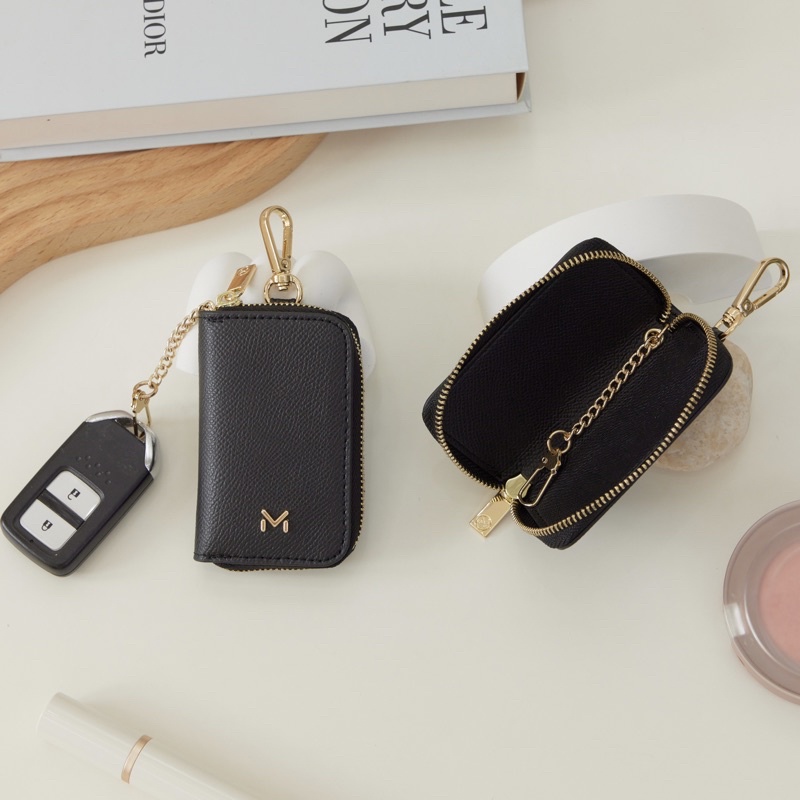 MADAM PEONY กระเป๋าใส่กุญแจหนังวัวแท้ ใส่กุญแจรถ รุ่น KEY CASE