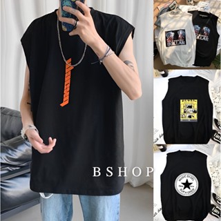 Bshop เสื้อแขนกุดเสื้อกล้ามผู้ชาย รุ่นWaxp