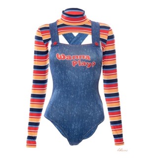 bodysuit ชุดชัคกี้ สินค้าพร้อมส่งจากไทย