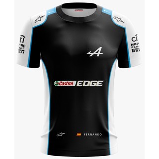 เสื้อยืด ลายทีม Fernando Alonso Alpine 2021 F1