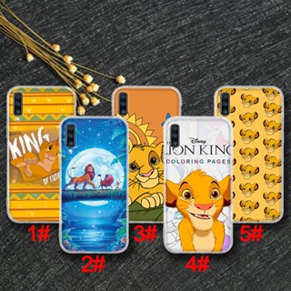 เคสโทรศัพท์มือถือแบบนิ่ม TPU ใส ลายการ์ตูนสิงโต คิง 59RTY สําหรับ Samsung A51 A52 A52S A6 Plus A7 A70 A71 A72 A8