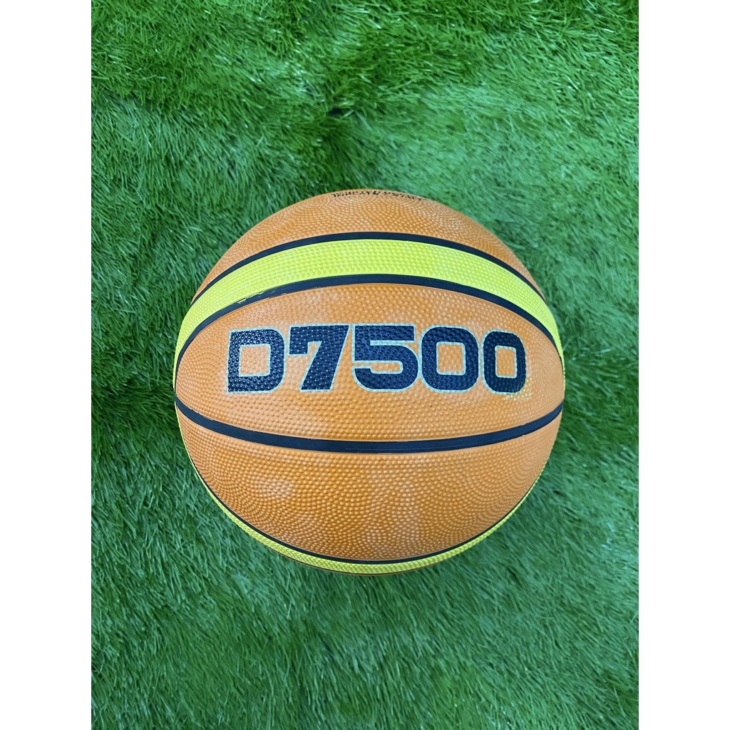 {ของแท้ + ของแถม} Dynamic Rubber Basketball D7500 NO. 7 - maxsport99