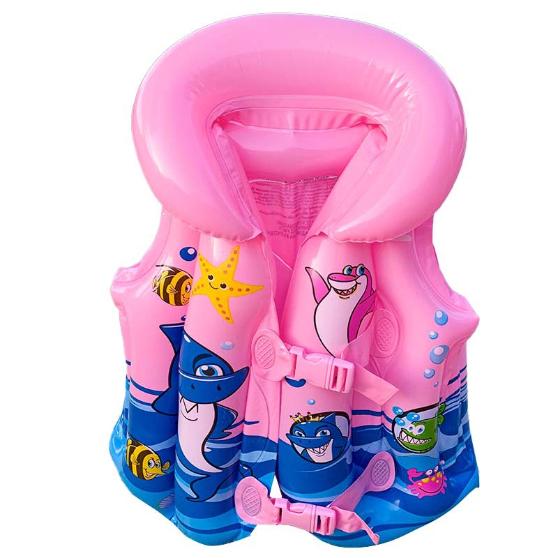 ℗Childs Inflatable Life Vest Baby Swimming Jacket Buoyancy PVC Floats Kid Learn to Swim Boating Safety Lifeguard Vest #7