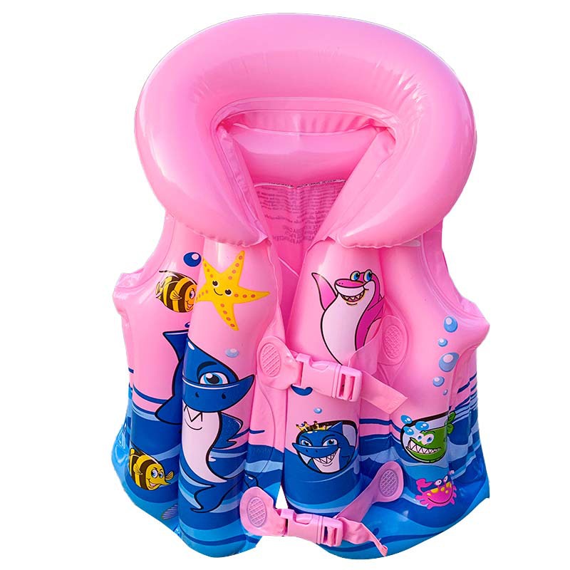 ℗Childs Inflatable Life Vest Baby Swimming Jacket Buoyancy PVC Floats Kid Learn to Swim Boating Safety Lifeguard Vest #8