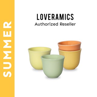 LOVERAMICS BREWERS SET OF 4 EMBOSSED TASTING CUP (GLEAM)