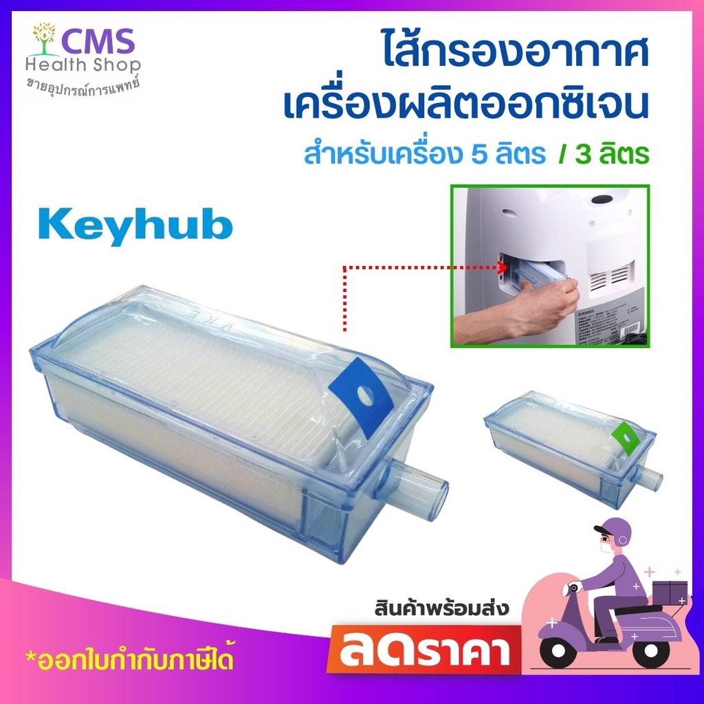 ไส้กรองอากาศ Keyhub Filter รุ่น K5B-3W/K5BW
