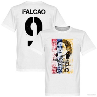 ▅▓▒ลายทีมฟุตบอลโลก Colombia พลัสไซซ์ สไตล์สตรีท เสื้อยืดคอกลม แขนสั้น