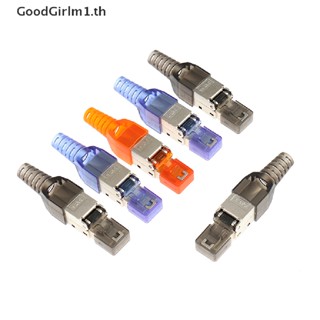 Goodgirlm1 Cat6A 7 8 โมดูลเชื่อมต่อโลหะ Ftp Rj45 TH