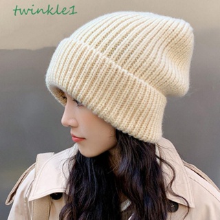 Twinkle1 หมวกถัก ให้ความอบอุ่น แฟชั่นฤดูหนาว สําหรับผู้หญิง