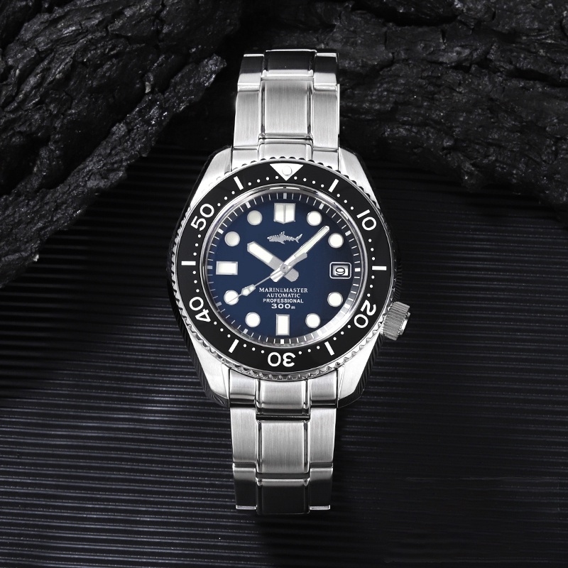 Heimdallr SBDX Sumo MM300 นาฬิกาผู้ชาย NH35 การเคลื่อนไหวอัตโนมัติ Sapphire สแตนเลส C3 Luminous 30Ba