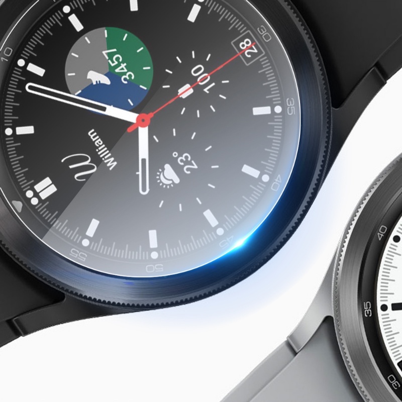 ฟิล์มกระจกนิรภัยกันรอยหน้าจอ 9H สําหรับ Samsung Galaxy Watch 4 40 44 มม. Samsung Watch4 Classic ราคา ถูกที่สุด ดีลบีเคเค แกลเลอรีภาพที่ 7