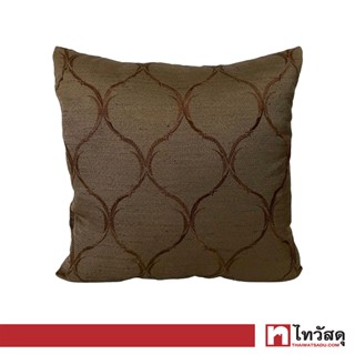 KASSA HOME หมอนอิง รุ่น Vesta ขนาด 45 x 45 ซม. สีน้ำตาล