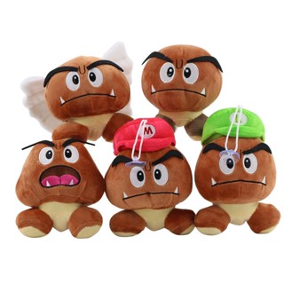 ตุ๊กตายัดนุ่น รูปเห็ด Mario Super Goomba ของเล่นสําหรับเด็ก