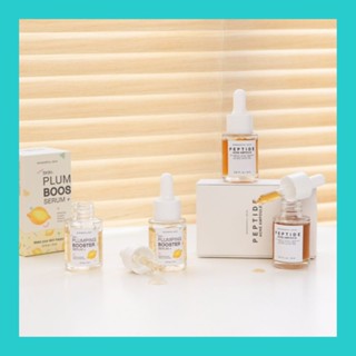 (ส่งฟรี) เซ็ตคู่ลดสิวลดรอย Peptide Acne Ampoule เป๊ปไทด์ลดสิว+ Skin Plumping Booster Serum เซรั่มพลัมปิ้ง