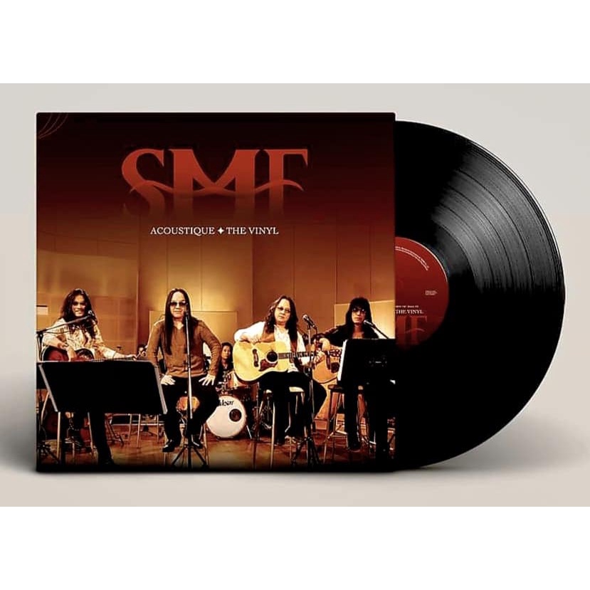 🔥พร้อมส่ง แผ่นเสียง หินเหล็กไฟ Stone Metal Fire Acoustique , SMF Vinyl แผ่นเสียง หิน เหล็ก ไฟ อะคูสต