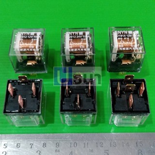 รีเลย์ รถยนต์ กันน้ำ Automobile Relay 12V 24V 100A 4 ขา 5 ขา #รีเลย์ รถยนต์ (1 ตัว)