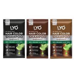 Lyo แฮร์คัลเลอร์ ปิดผมขาว 1 กล่อง มี 6 ซอง ขนาด 30 มล ราคา ถูกที่สุด ดีลบีเคเค แกลเลอรีภาพที่ 2