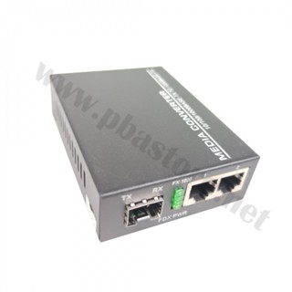 Media Converter 1SFP +2 LAN 10/100/1000Mbps