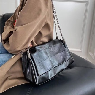👜MJ.backpack👜กระเป๋าหนังเกาหลี สายโซ่ หนังเงาสวย ความจุเยอะ แฟชั่นสําหรับผู้หญิง F057❤️✿~