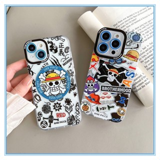 เปลือกดูดแม่เหล็ก เคสไอโฟนวันพีชลูฟี่ Compatible for เคสApple iPhone 11 11promax 12 12pro 12promax 13 13pro 13promax 14 Pro max 14plus เคสโทรศัพท์มือถือ TPU นิ่ม