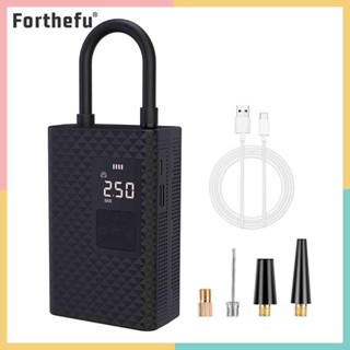 ★ Forthefu ★  เครื่องปั๊มลมยาง 4000mAh สําหรับรถยนต์ 150psi พร้อมไฟ LED