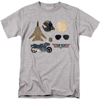 Maverick Necessities Top Gun T-Shirt เสื้อสาวอวบ เสื้อยืดคอกลม