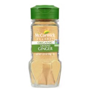 Mccormick Organic Ground Ginger 35g.แมคคอร์มิคขิงบดออร์แกนิค 35กรัม อาหาร เครื่องปรุง สมุนไพร เครื่องเทศ