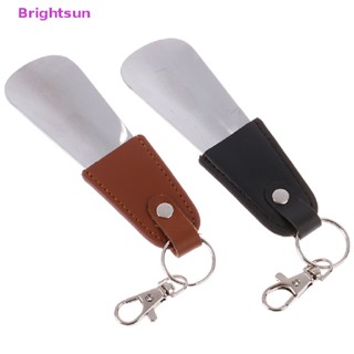 Brightsun Leatherพวงกุญแจสแตนเลสสตีลทนทานมินิอาวุโสช้อนกันลื่นรองเท้าพกพาใหม่