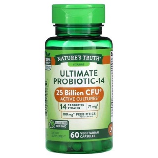 Natures Truth Ultimate Probiotic-14, 25 Billion, 60 Quick Release Capsules