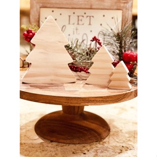 [FudFudAR] ฝุด-ฝุด-อะ คริสมาส ต้นคริสมาส Christmas Tree Cutout , Wood Blanks Craft DIY, งาน DIY งานศิลปะ นำไปเพ้นท์ระบาย