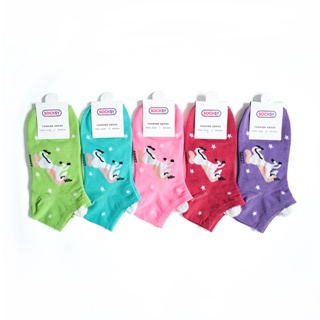 Socksy ถุงเท้า รุ่น ZA-0033 คละสี (แพ็คสุดคุ้ม 10 คู่)